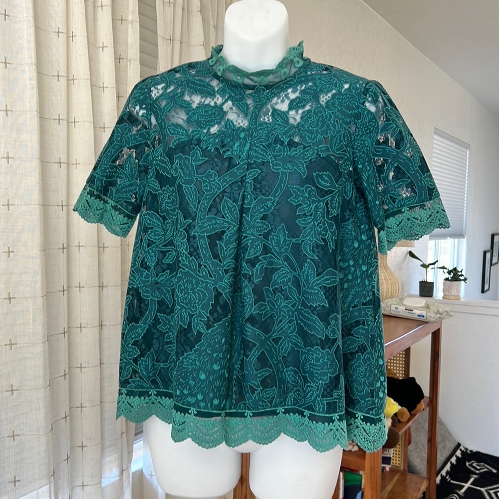 HD in Paris Anthropologie blouse top size 4